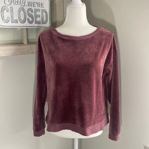 𝅺CUPCAKES & Cashmere Velour Crewneck